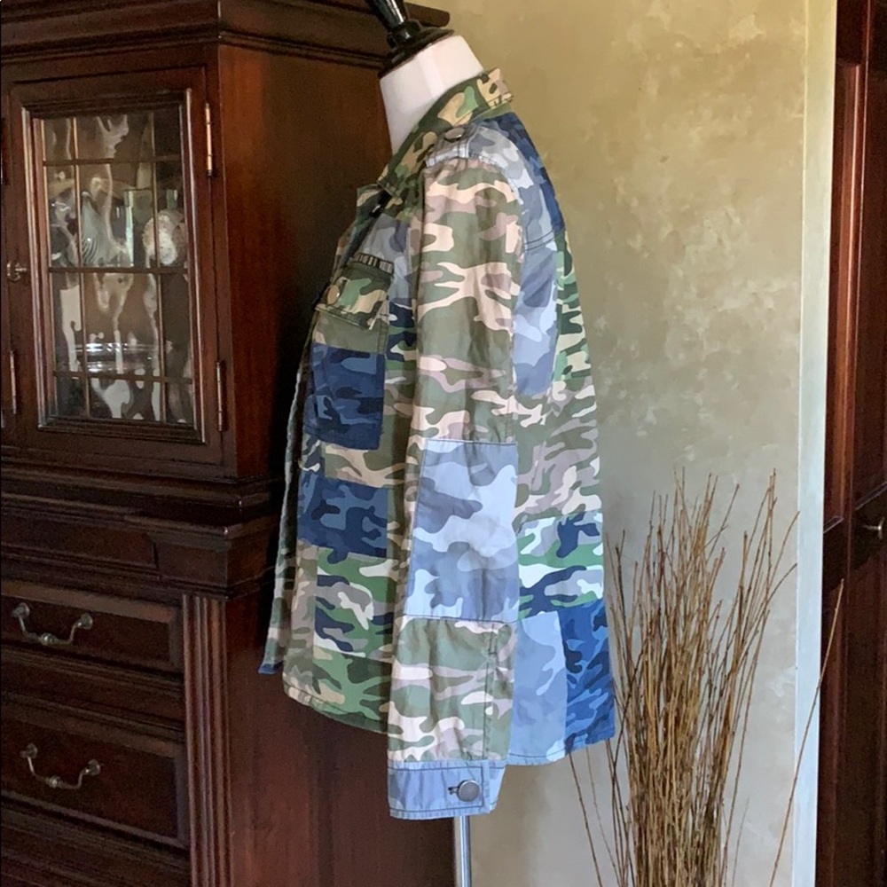 Fun Gap Patchwork Camouflage Utility Jacket - image 6